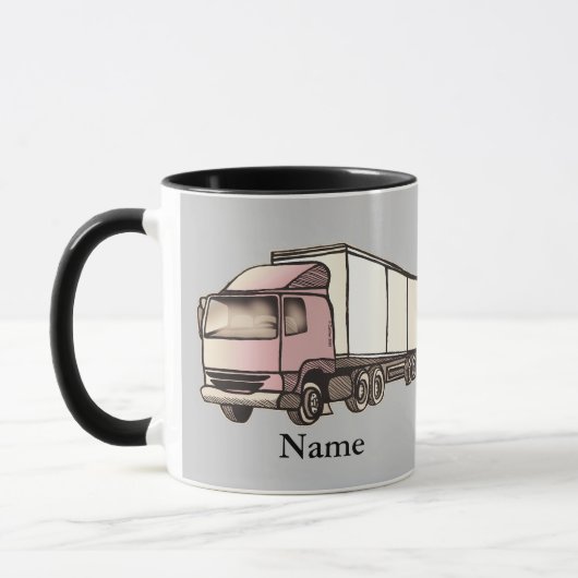 Grote vrachtwagen mok (Links)