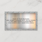 grote vrachtwagen | rand van het staalrooster | ve visitekaartje (Achterkant)