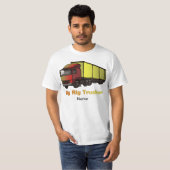 Grote vrachtwagen T-shirt (Voorkant volledig)