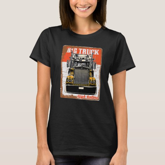 Grote vrachtwagen t-shirt (Voorkant)