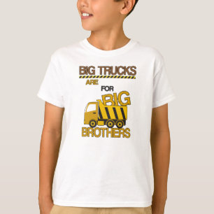 Grote vrachtwagens voor de bouw van Big Brothers T-shirt
