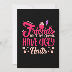 Grote Vrienden Hebben Lelijke Nagels Kaart