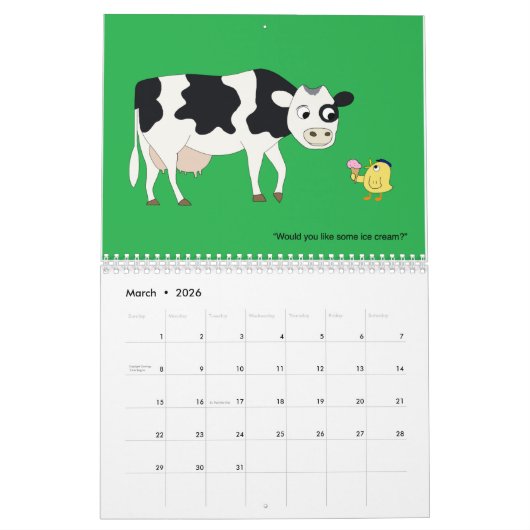 Grote vriendenkalender kalender (Mar 2026)