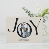 Grote Vrolijk Fotokaart met Buffalo Plaid  Kaart (Staand voorkant)