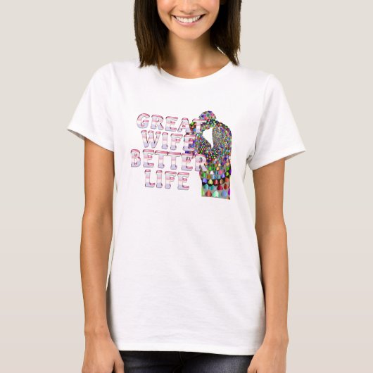 Grote vrouw beter leven t-shirt (Voorkant)