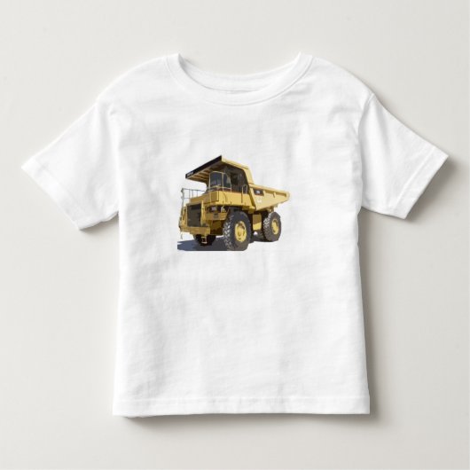 grote vuilniswagen kinder shirts (Voorkant)