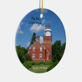 Grote vuurtoren keramisch ornament (Rechts)