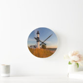 Grote vuurtoren op het meer van Michigan 3 Ronde Klok (Huis)