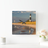 Grote vuurtoren op het Michigan-meer 2 Vierkante Klok (Huis)