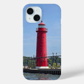 Grote vuurtoren van Haven Michigan Case-Mate iPhone Case (Achterkant)