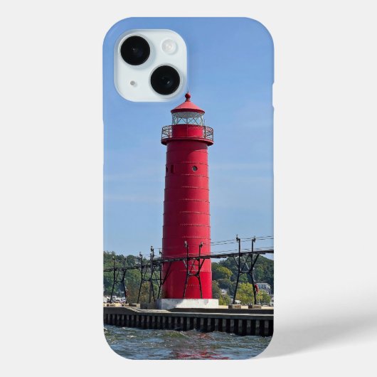 Grote vuurtoren van Haven Michigan Case-Mate iPhone Case (Achterkant)