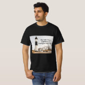 Grote vuurtoren van Sable Point in Ludington T-shirt (Voorkant volledig)