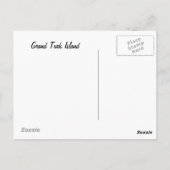 Grote vuurtoren van Turk Briefkaart (Achterkant)