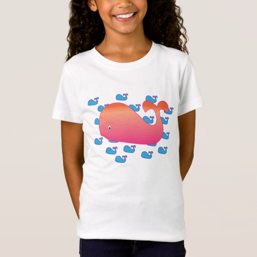 Grote walvis, kleine walvissen t-shirt (Voorkant)