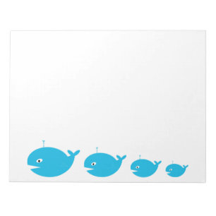 Grote walvis notitieblok