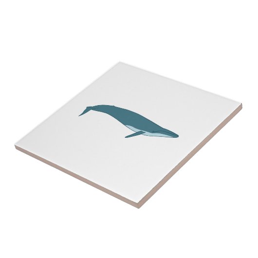 Grote walvis tegeltje (Zijkant)