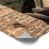 Grote wandwikkeling door de berg, poster (Hoek)