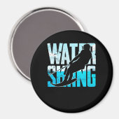 Grote waterkieming Gift Water Skiing Water Skier Magneet (Voorkant / Achterkant)