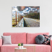 Grote waterkwaliteit van de Viaduct-kaart Acrylpla Canvas Afdruk (Insitu (Woonkamer))