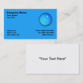 Grote waterval visitekaartje (Voorkant / Achterkant)