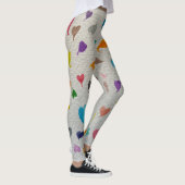 Grote Waterverf Harten Leggings (Rechts)