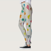 Grote Waterverf Harten Leggings (Links)