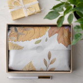 Grote Waterverf Herfst Wildflowers Pompoenen & Kra Tissuepapier (Geschenk)