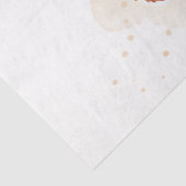 Grote Waterverf Herfst Wildflowers Pompoenen & Vos Tissuepapier (Detail)