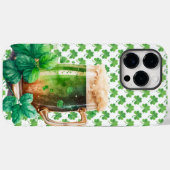 GROTE WATERVERF IRISH GREEN BEER Case-Mate iPhone CASE (Achterkant (horizontaal))