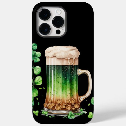 GROTE WATERVERF IRISH GREEN BEER Case-Mate iPhone CASE (Achterkant)