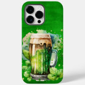 GROTE WATERVERF IRISH GREEN BEER Case-Mate iPhone CASE (Achterkant)