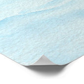 Grote Waterverf Ocean Art Poster (Hoek)