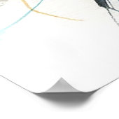 Grote Waterverf Schilderij Kleurrijke Koi Fish Art Poster (Hoek)