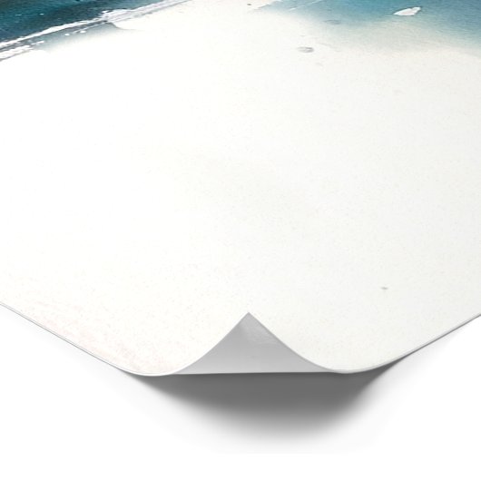 Grote Waterverf Schilderij Kleurrijke Koi Fish Art Poster (Hoek)