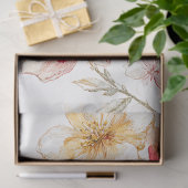 Grote Waterverf Wildflowers Boeket Decoupage Tissuepapier (Geschenk)