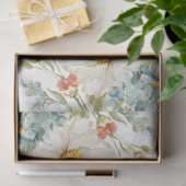 Grote Waterverf Wildflowers Boeket Decoupage Tissuepapier (Geschenk)