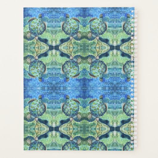 Grote Waterverf Zee Schroef #2 Planner (Achterkant)