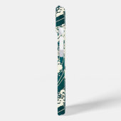 GROTE WAVE EN RODE ZON Blauw Wit Nautisch Case-Mate iPhone Case (Achterkant / Links)