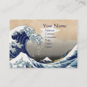 GROTE WAVE MONOGRAM VISITEKAARTJE (Voorkant)