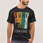GROTE WAVE SURFING NAZARE PORTUGAL T-Shirt (Voorkant)