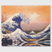 GROTE WAVE VAN KANAGAWA CADEAUPAPIER (Vlak)