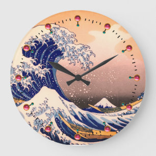 GROTE WAVE VAN KANAGAWA GROTE KLOK