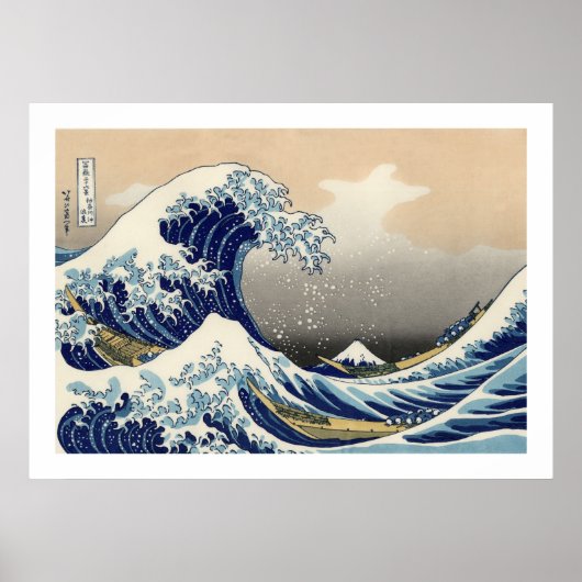 GROTE WAVE VAN KANAGAWA POSTER (Voorkant)