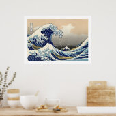 GROTE WAVE VAN KANAGAWA POSTER (Keuken)