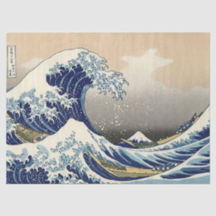 GROTE WAVE VAN KANAGAWA TISSUEPAPIER