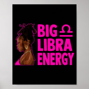 Grote Weegschaal Energie Verjaardag Loc'd Vrouw Zo Poster