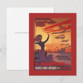 Grote week van de luchtvaart - Poster voor vrouwen Briefkaart (Voorkant / Achterkant)