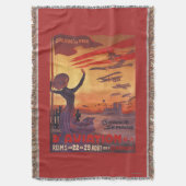 Grote week van de luchtvaart - Poster voor vrouwen Deken (Voorkant Verticaal)