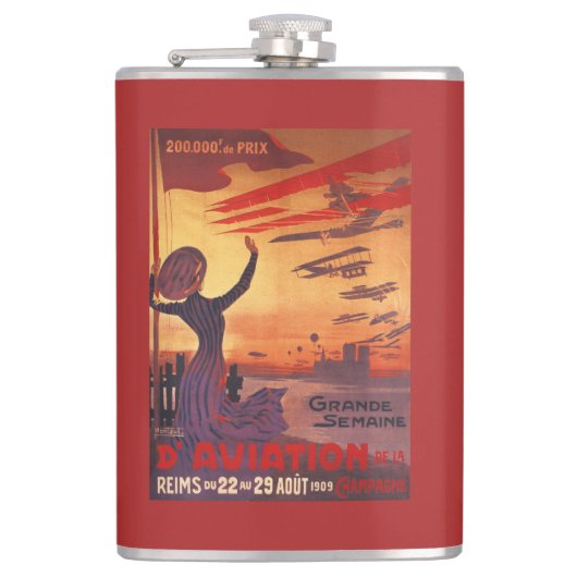 Grote week van de luchtvaart - Poster voor vrouwen Heupfles (Voorkant)