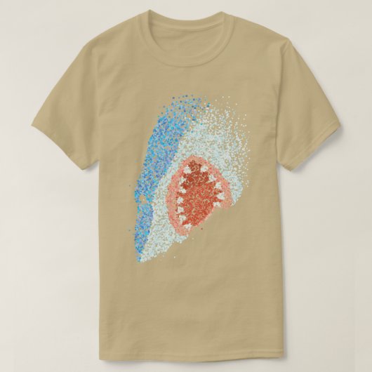 Grote Weisser Hai Haie Hailebrhater T-shirt (Design voorkant)